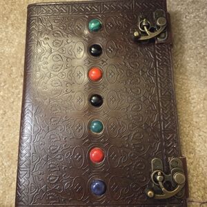 Embellished Brown Leather Journal